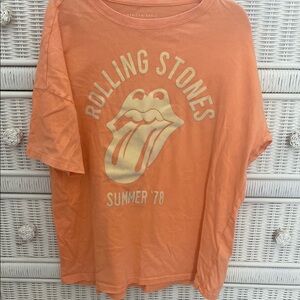 American Eagle Outfitters Orange Concert Tee